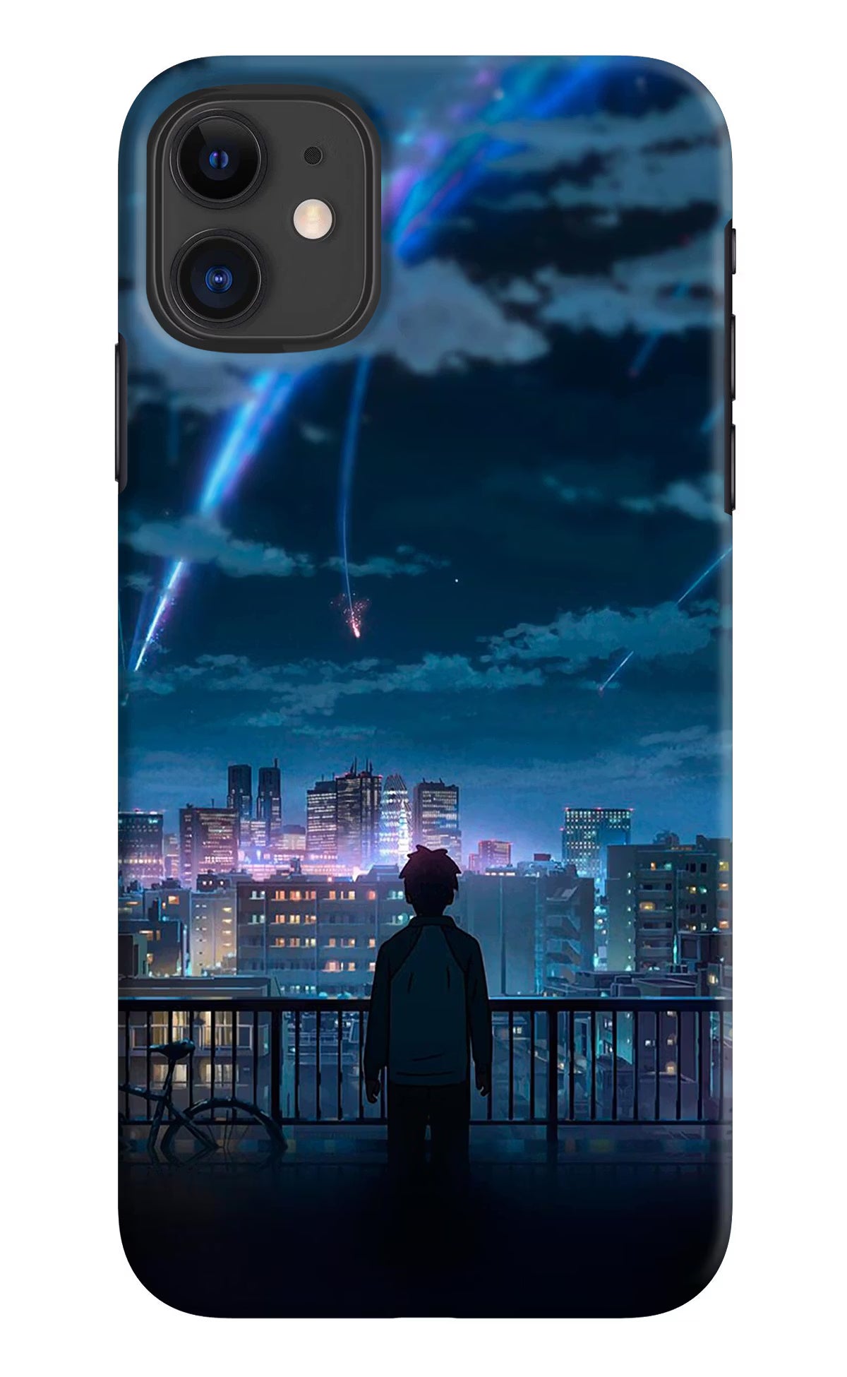Anime iPhone 11 Hard Case Back Cover by Casekaro