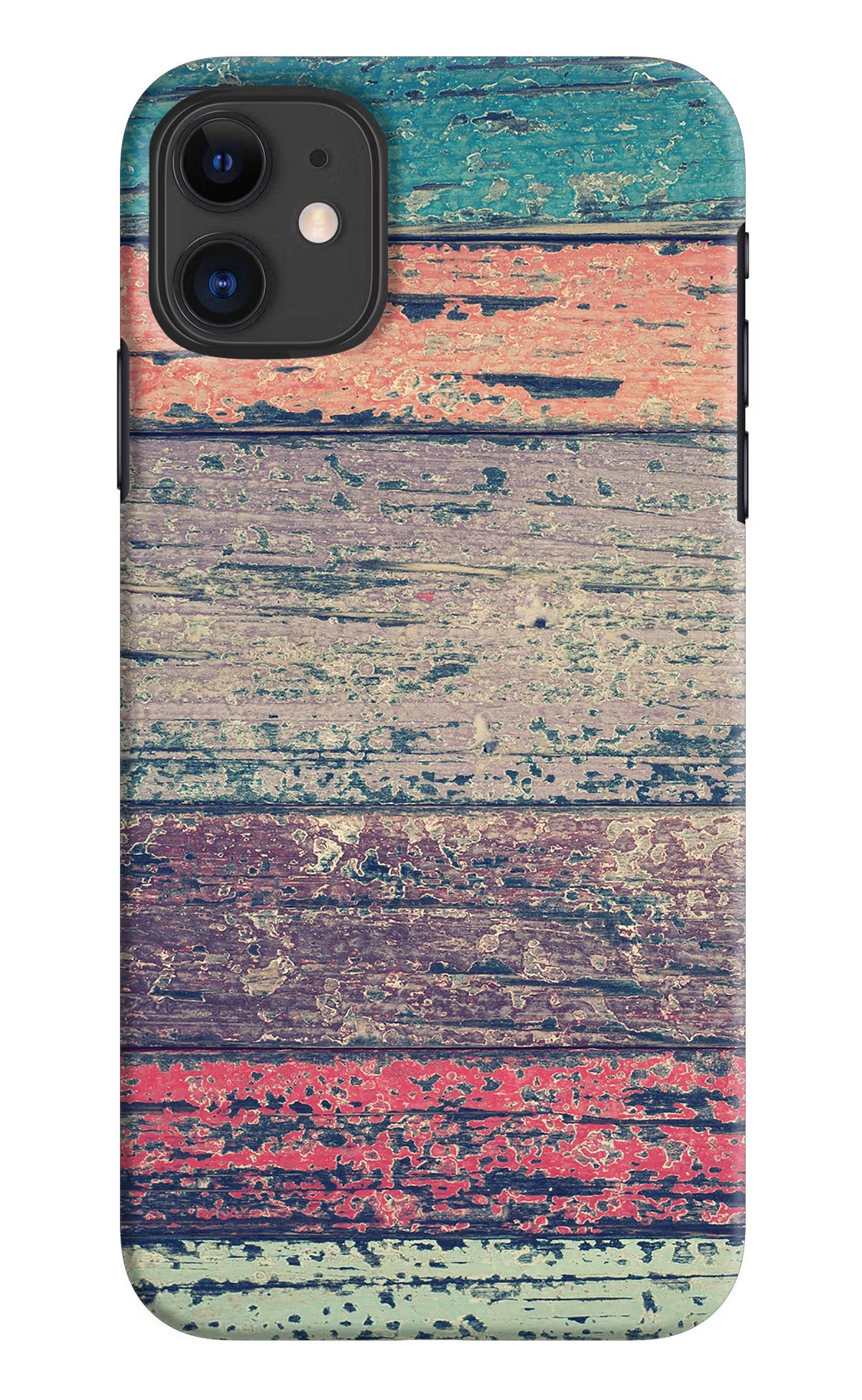 Colourful Wall iPhone 11 Hard Case Back Cover by Casekaro