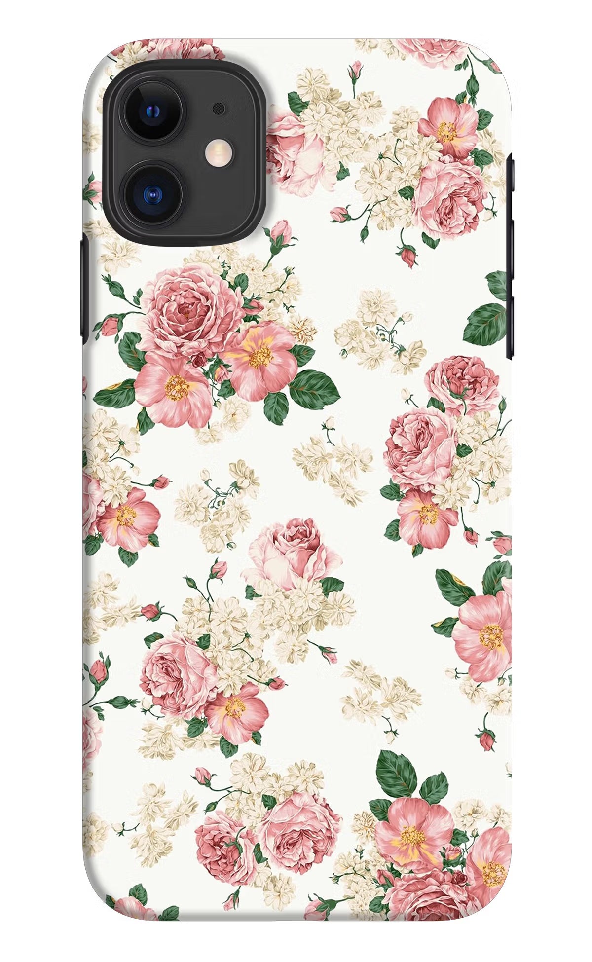 Flowers iPhone 11 Hard Case Back Cover by Casekaro