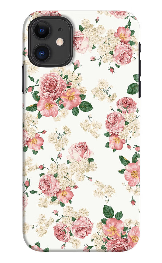 Flowers iPhone 11 Hard Case Back Cover by Casekaro