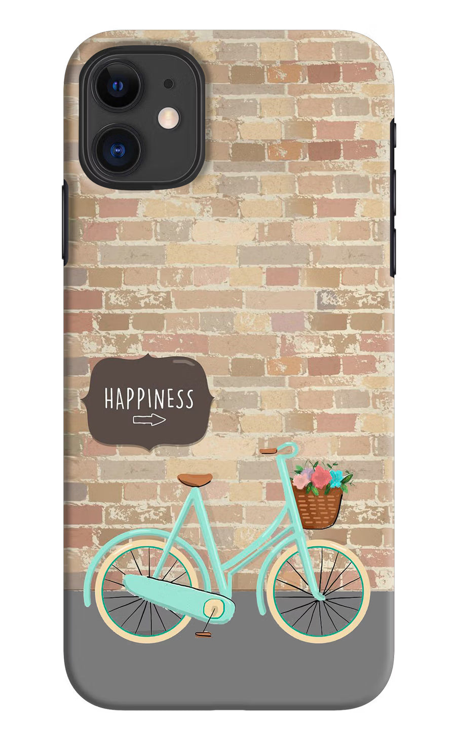 Happiness Artwork iPhone 11 Back Cover, Hard case