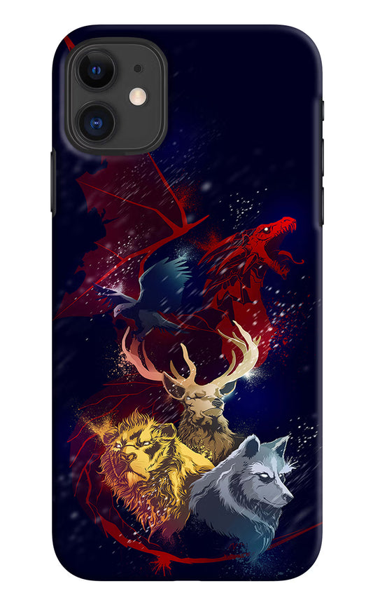 Game Of Thrones iPhone 11 Hard Case Back Cover by Casekaro