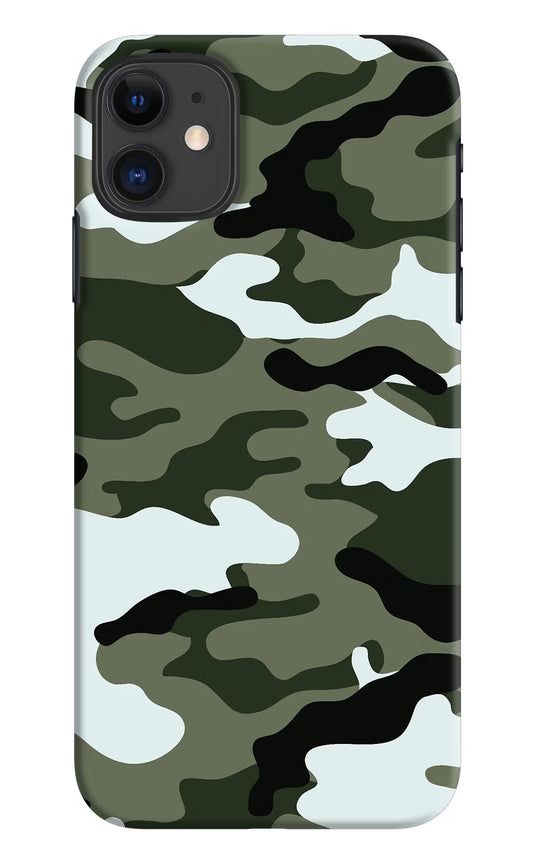 Camouflage iPhone 11 Hard Case Back Cover by Casekaro