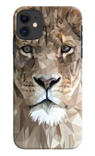Lion Art iPhone 11 Hard Case Back Cover by Casekaro