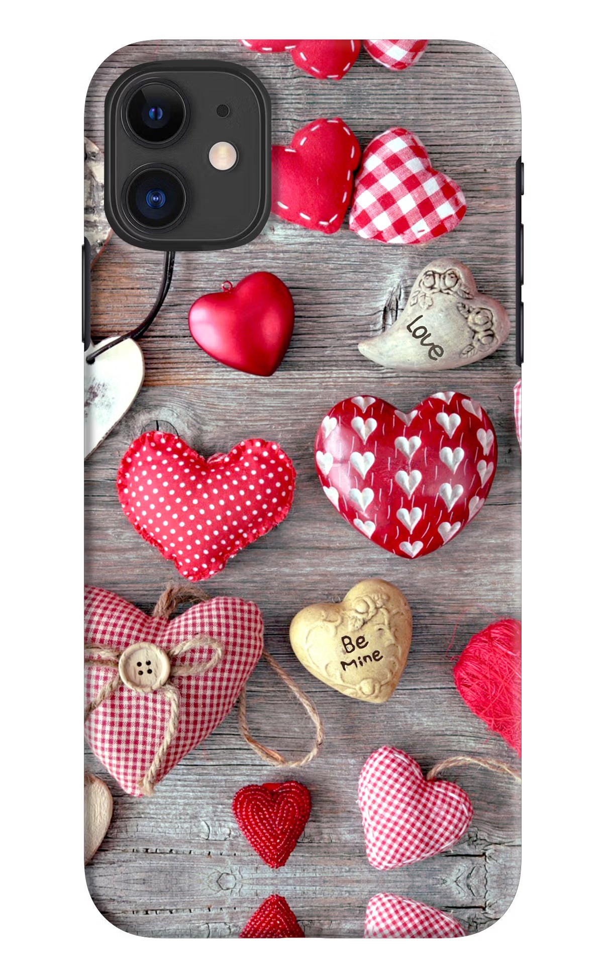 Love Wallpaper iPhone 11 Hard Case Back Cover by Casekaro