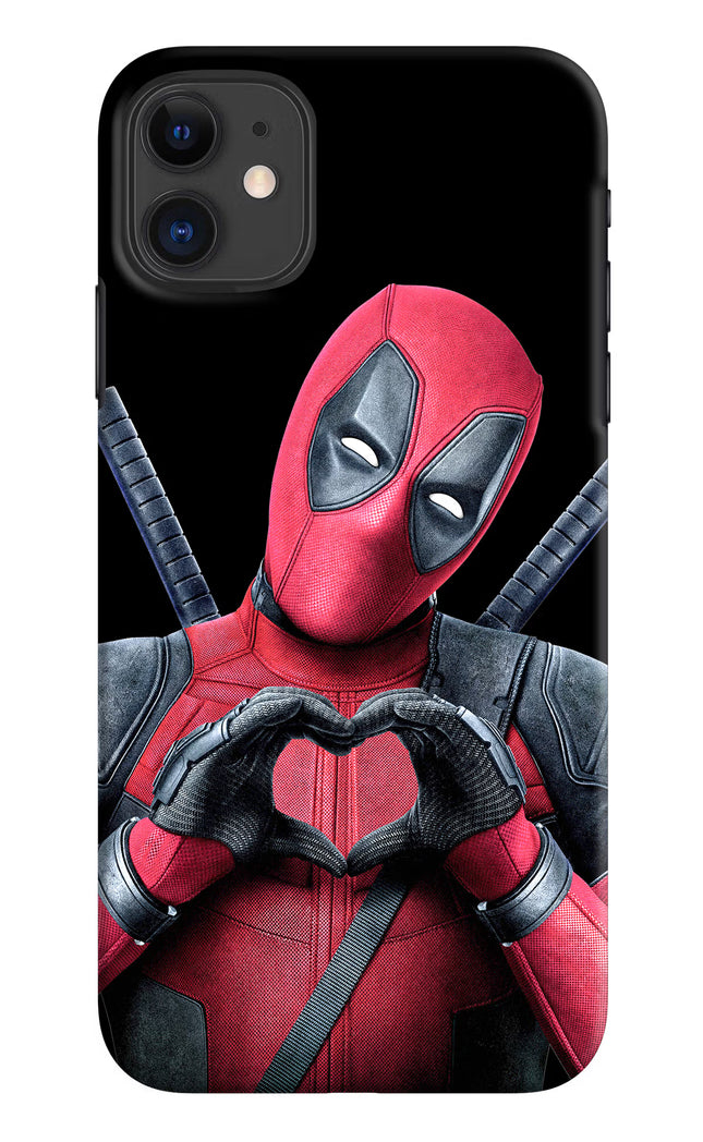 Deadpool iPhone 11 Hard Case Back Cover by Casekaro