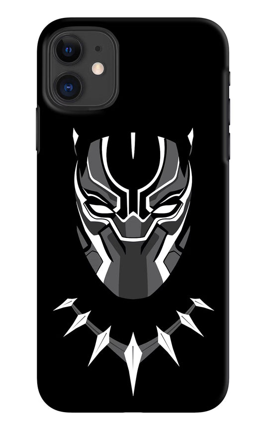 Black Panther iPhone 11 Hard Case Back Cover by Casekaro