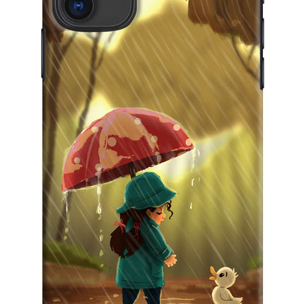 Rainy Day iPhone 11 Hard Case Back Cover by Casekaro