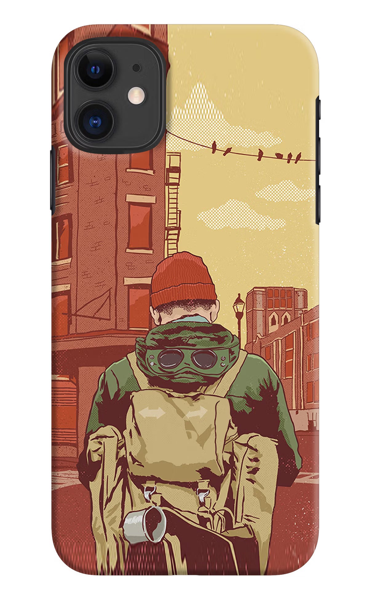 Adventurous iPhone 11 Hard Case Back Cover by Casekaro
