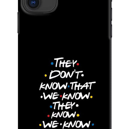 FRIENDS Dialogue iPhone 11 Hard Case Back Cover by Casekaro