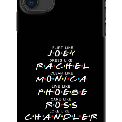 FRIENDS Character iPhone 11 Hard Case Back Cover by Casekaro