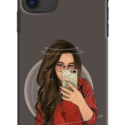 Selfie Queen iPhone 11 Hard Case Back Cover by Casekaro