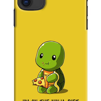 I'm on Ninja Diet iPhone 11 Hard Case Back Cover by Casekaro