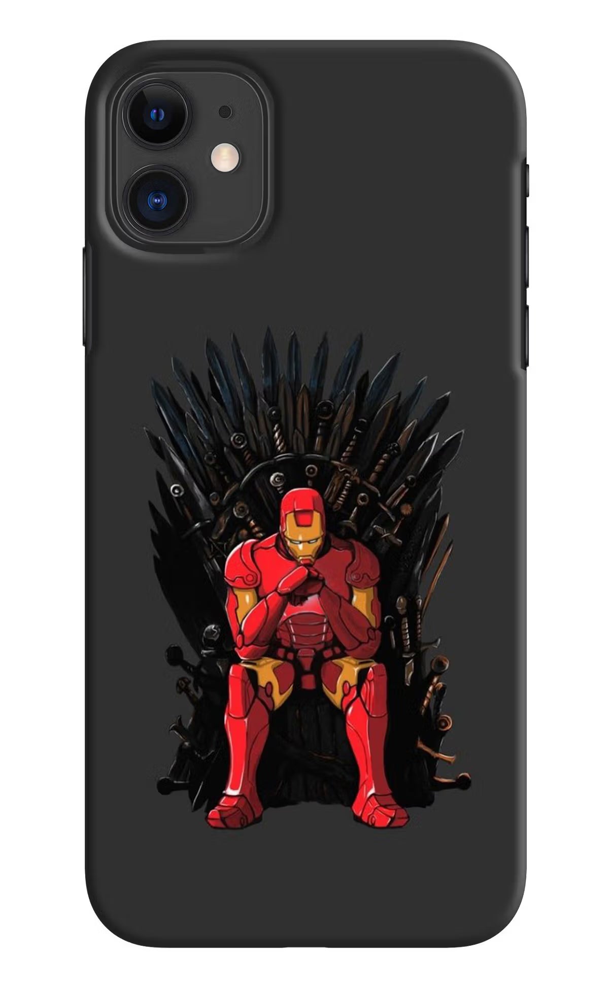 Ironman Throne iPhone 11 Hard Case Back Cover by Casekaro