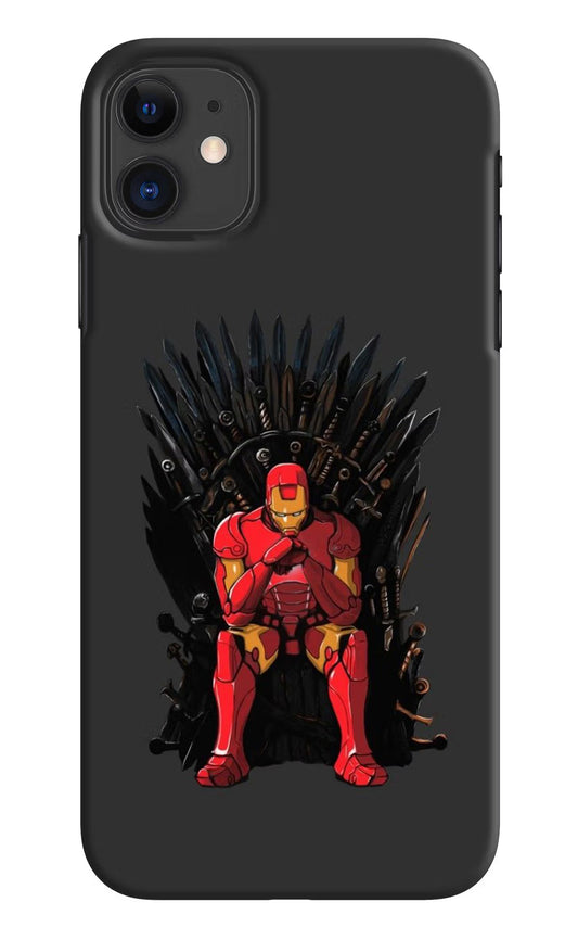 Ironman Throne iPhone 11 Hard Case Back Cover by Casekaro