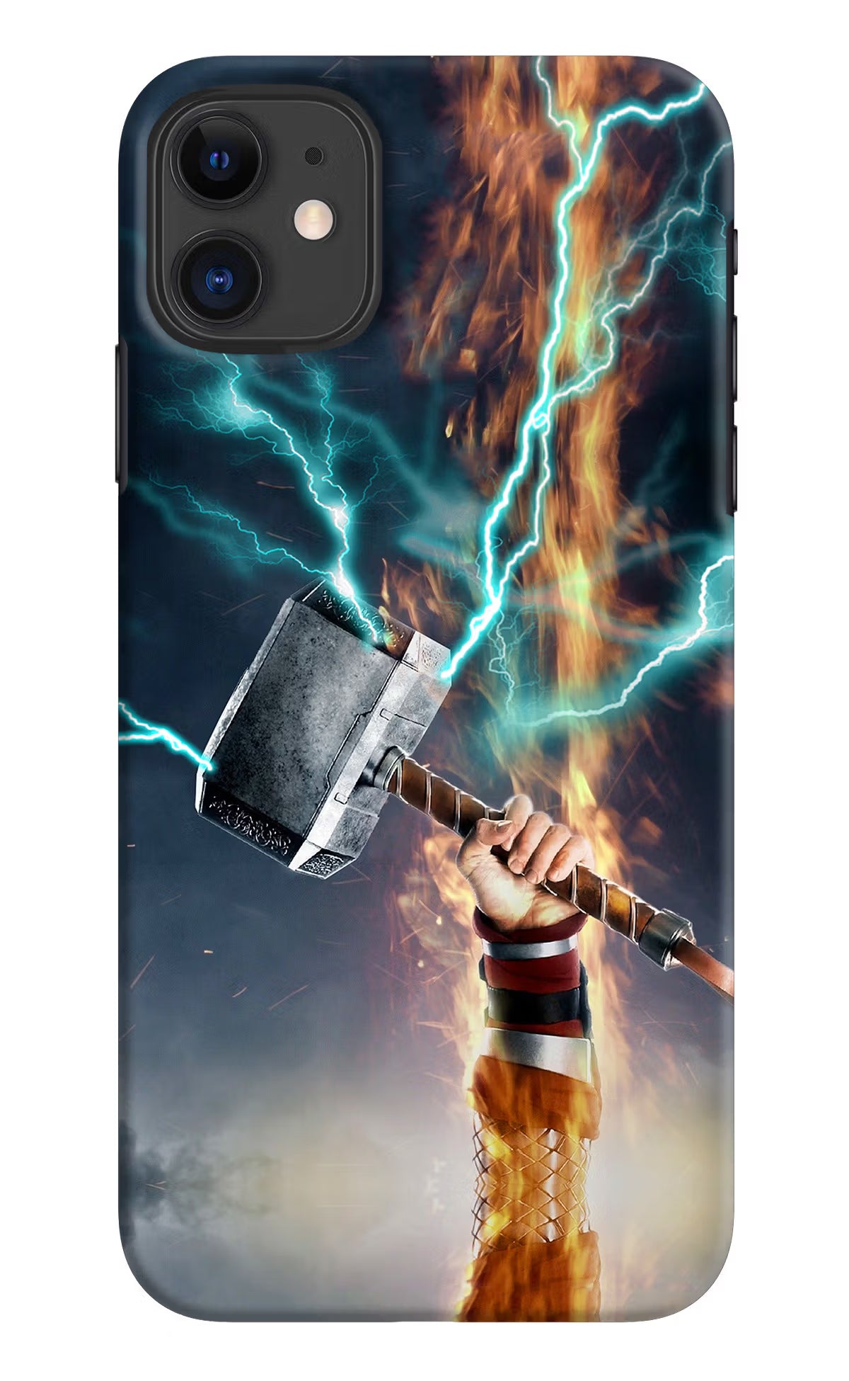 Thor Hammer Mjolnir iPhone 11 Hard Case Back Cover by Casekaro