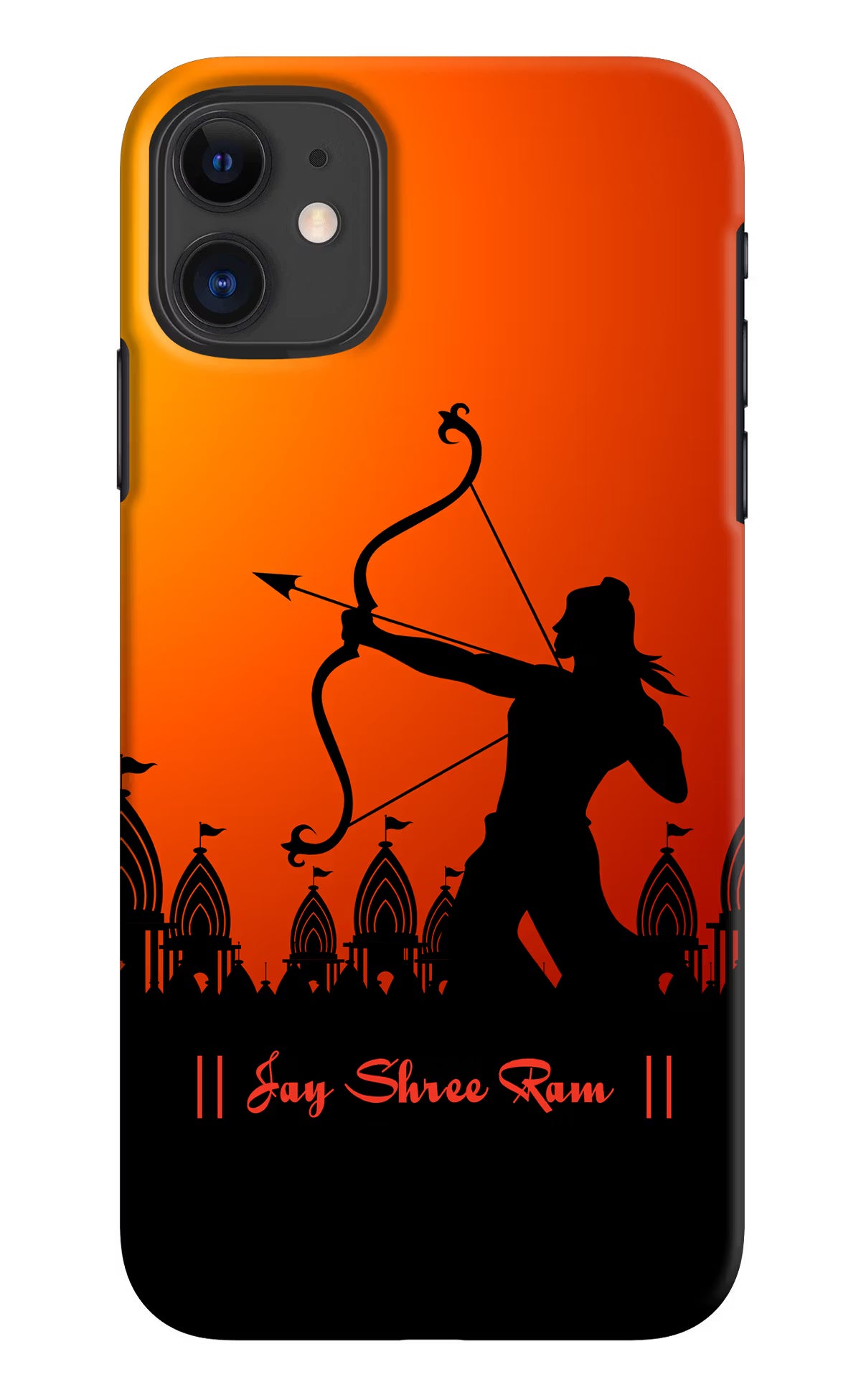 Lord Ram - 4 iPhone 11 Hard Case Back Cover by Casekaro