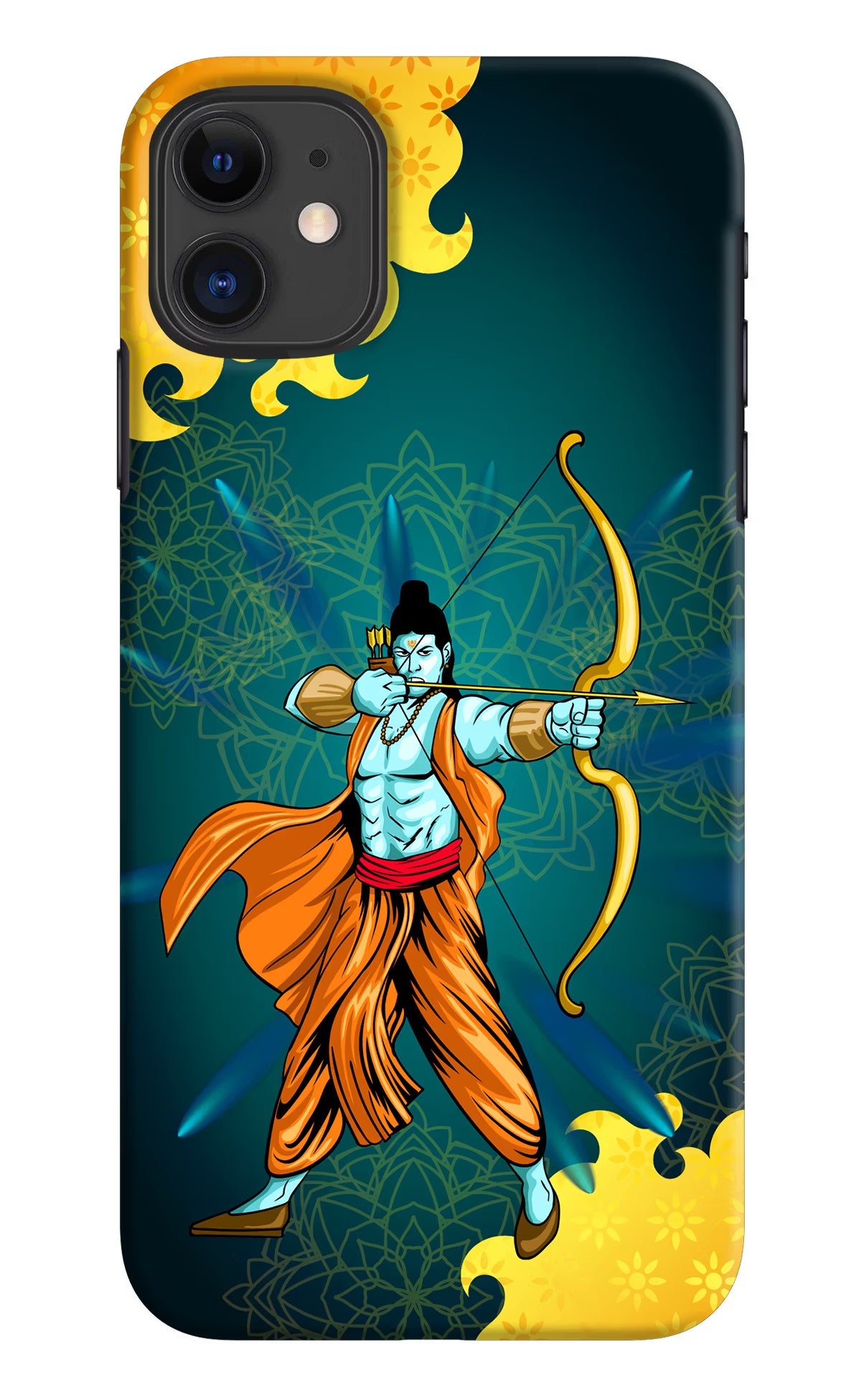 Lord Ram - 6 iPhone 11 Hard Case Back Cover by Casekaro