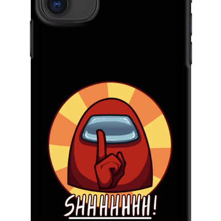 Among Us Shhh! iPhone 11 Hard Case Back Cover by Casekaro