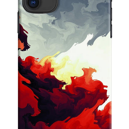 Fire Cloud iPhone 11 Hard Case Back Cover by Casekaro