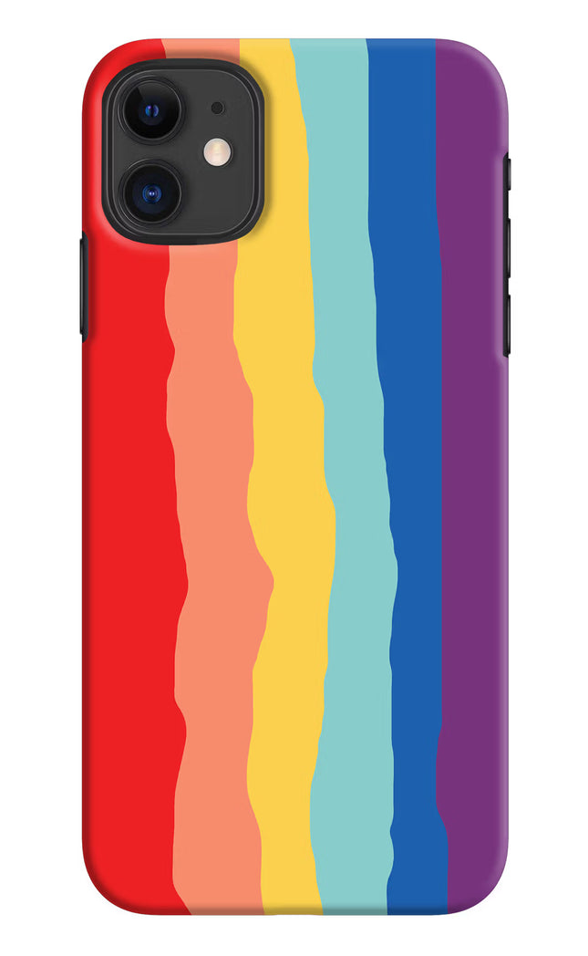 Rainbow iPhone 11 Hard Case Back Cover by Casekaro