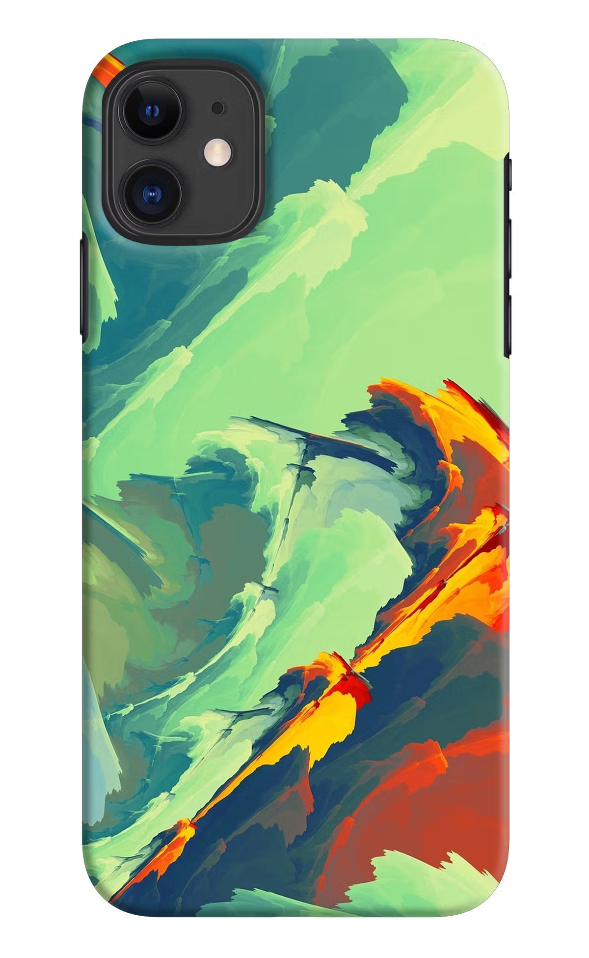 Paint Art iPhone 11 Hard Case Back Cover by Casekaro