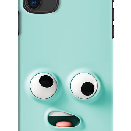 Funny Cartoon iPhone 11 Hard Case Back Cover by Casekaro