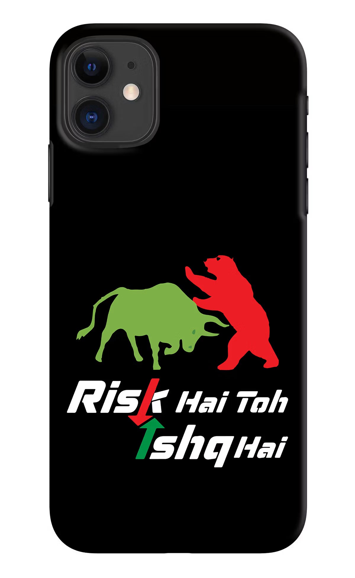 Risk Hai Toh Ishq Hai iPhone 11 Hard Case Back Cover by Casekaro