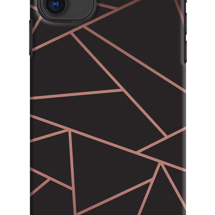 Geometric Pattern iPhone 11 Hard Case Back Cover by Casekaro