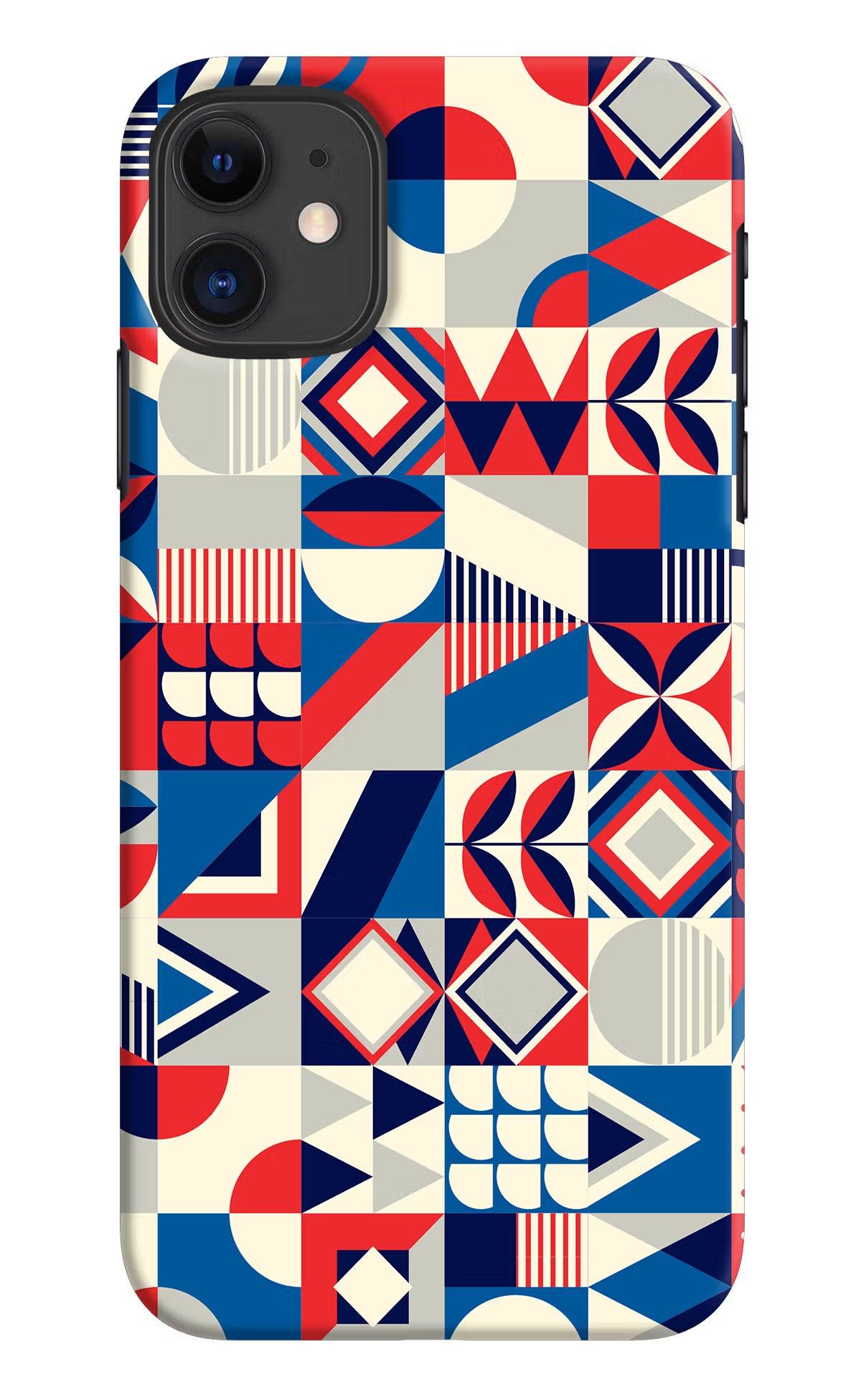 Colorful Pattern iPhone 11 Hard Case Back Cover by Casekaro