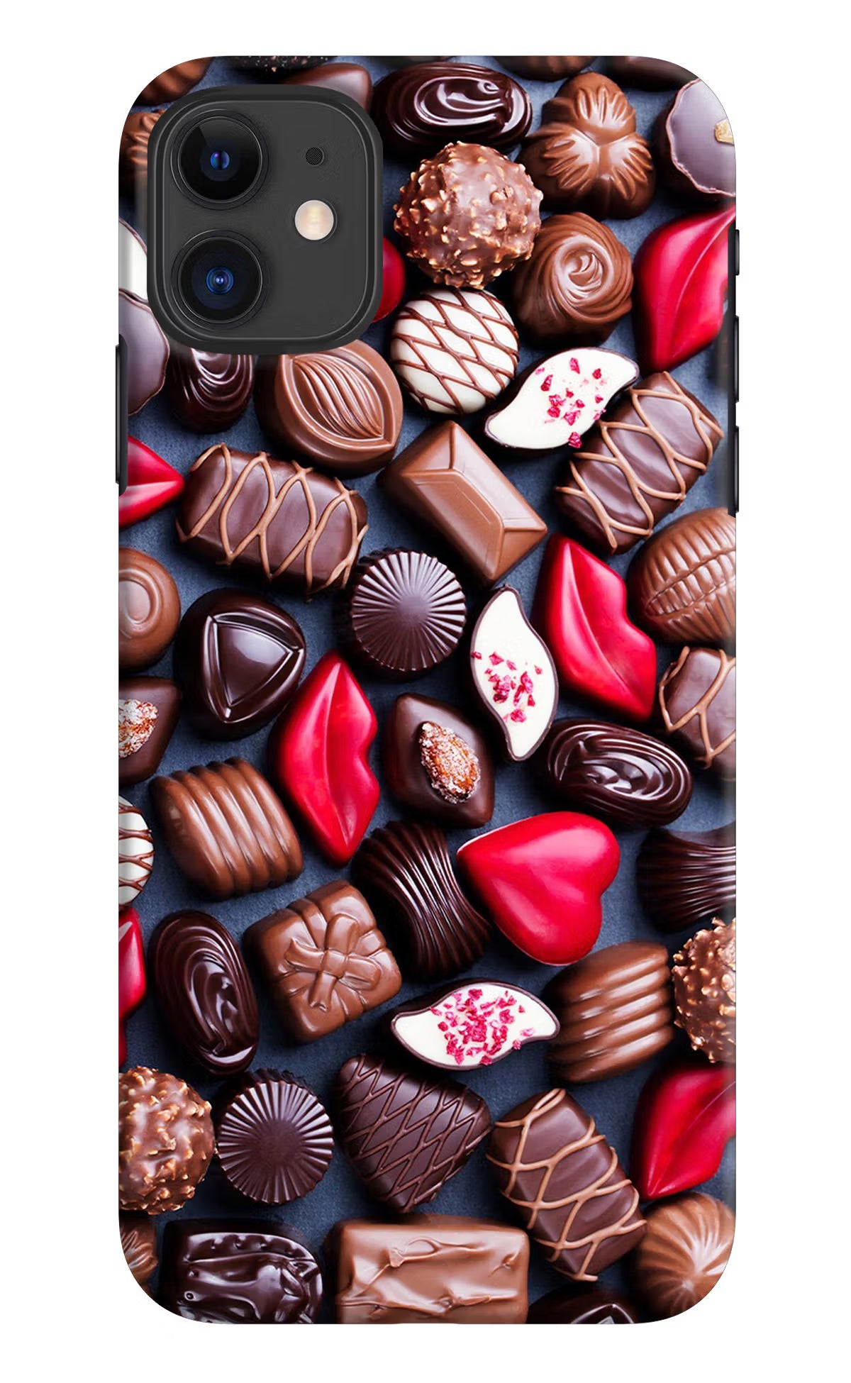 Chocolates iPhone 11 Hard Case Back Cover by Casekaro