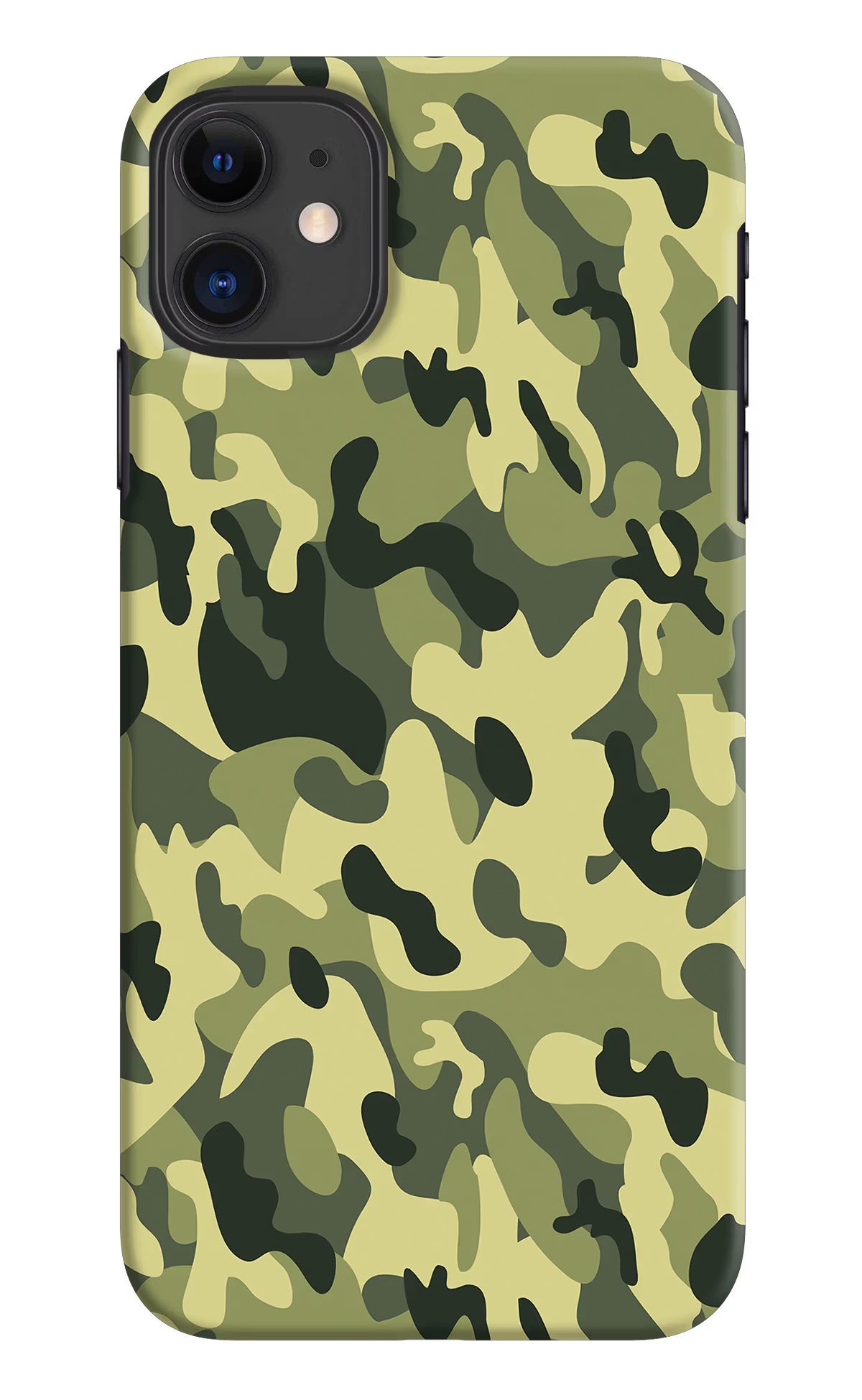Camouflage iPhone 11 Hard Case Back Cover by Casekaro