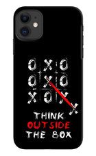 Think out of the BOX iPhone 11 Hard Case Back Cover by Casekaro