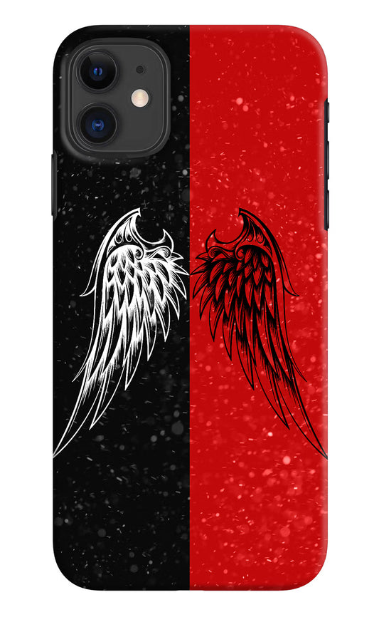 Wings iPhone 11 Hard Case Back Cover by Casekaro