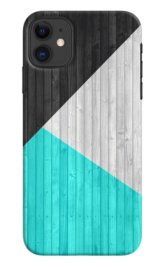 Wooden Abstract iPhone 11 Hard Case Back Cover by Casekaro