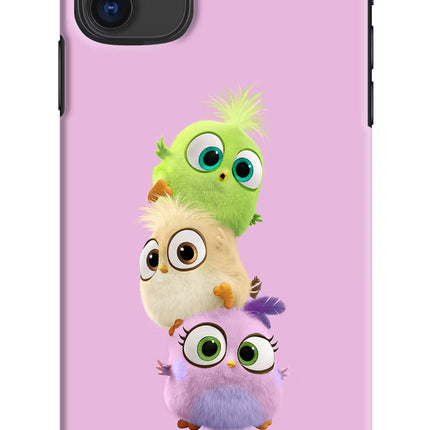 Cute Little Birds iPhone 11 Hard Case Back Cover by Casekaro