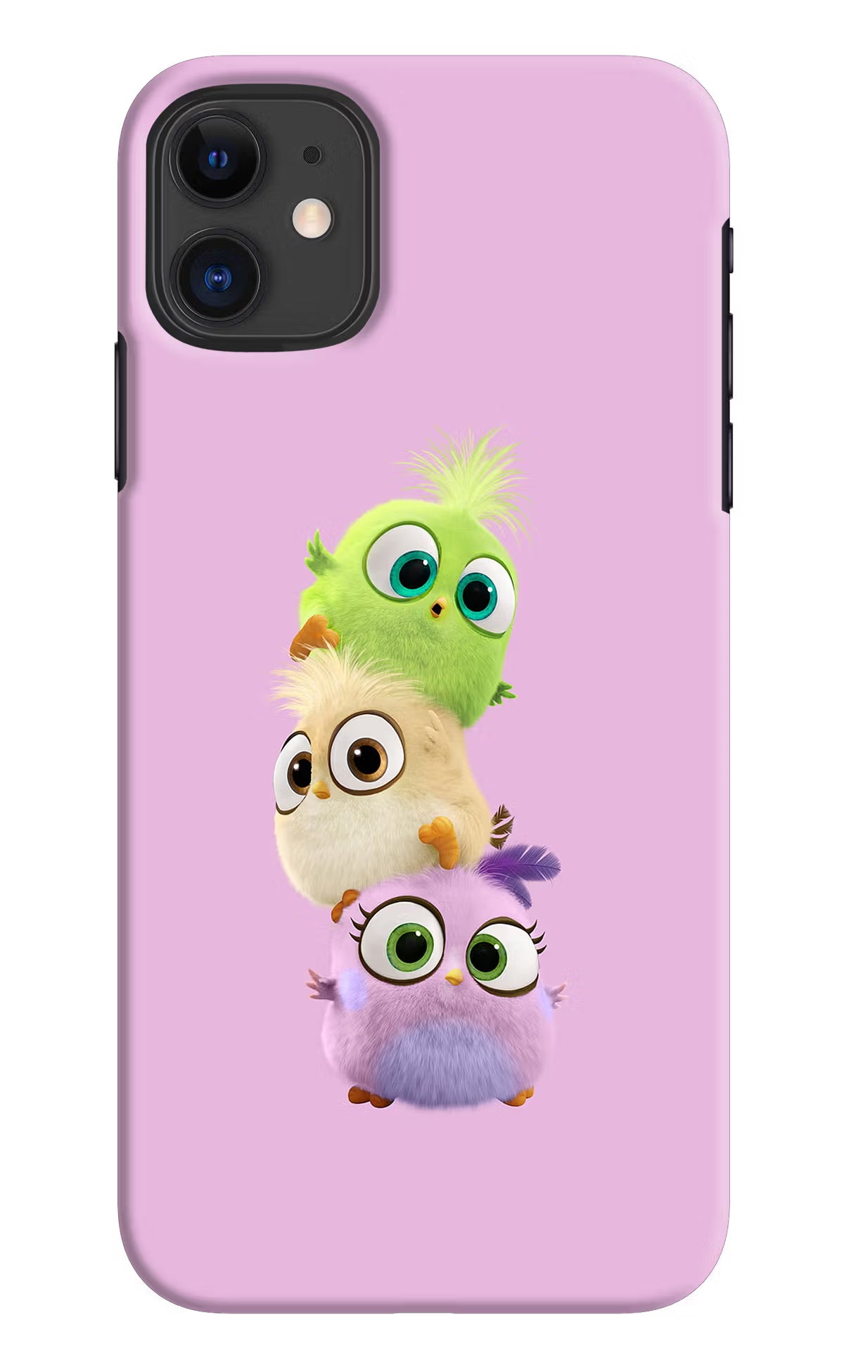Cute Little Birds iPhone 11 Hard Case Back Cover by Casekaro