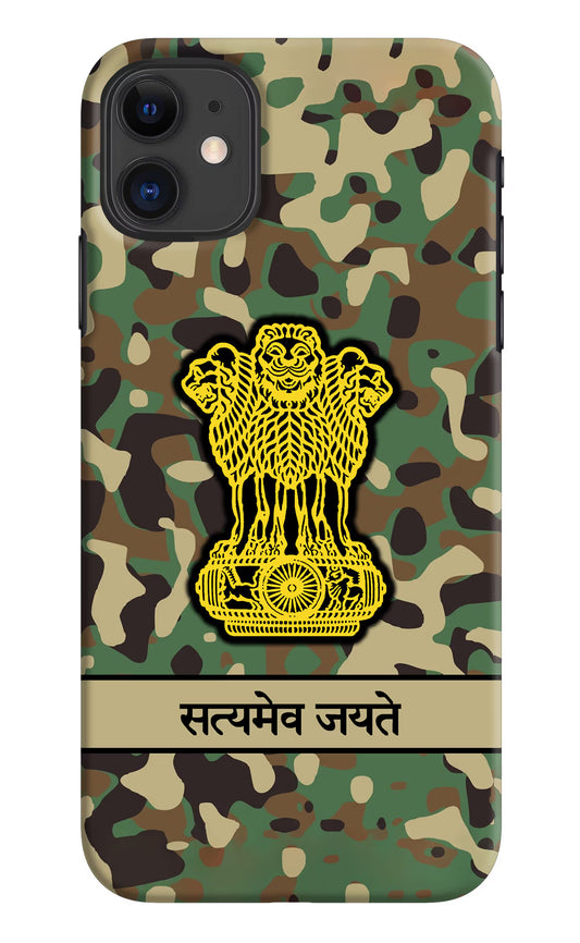 Satyamev Jayate Army iPhone 11 Hard Case Back Cover by Casekaro