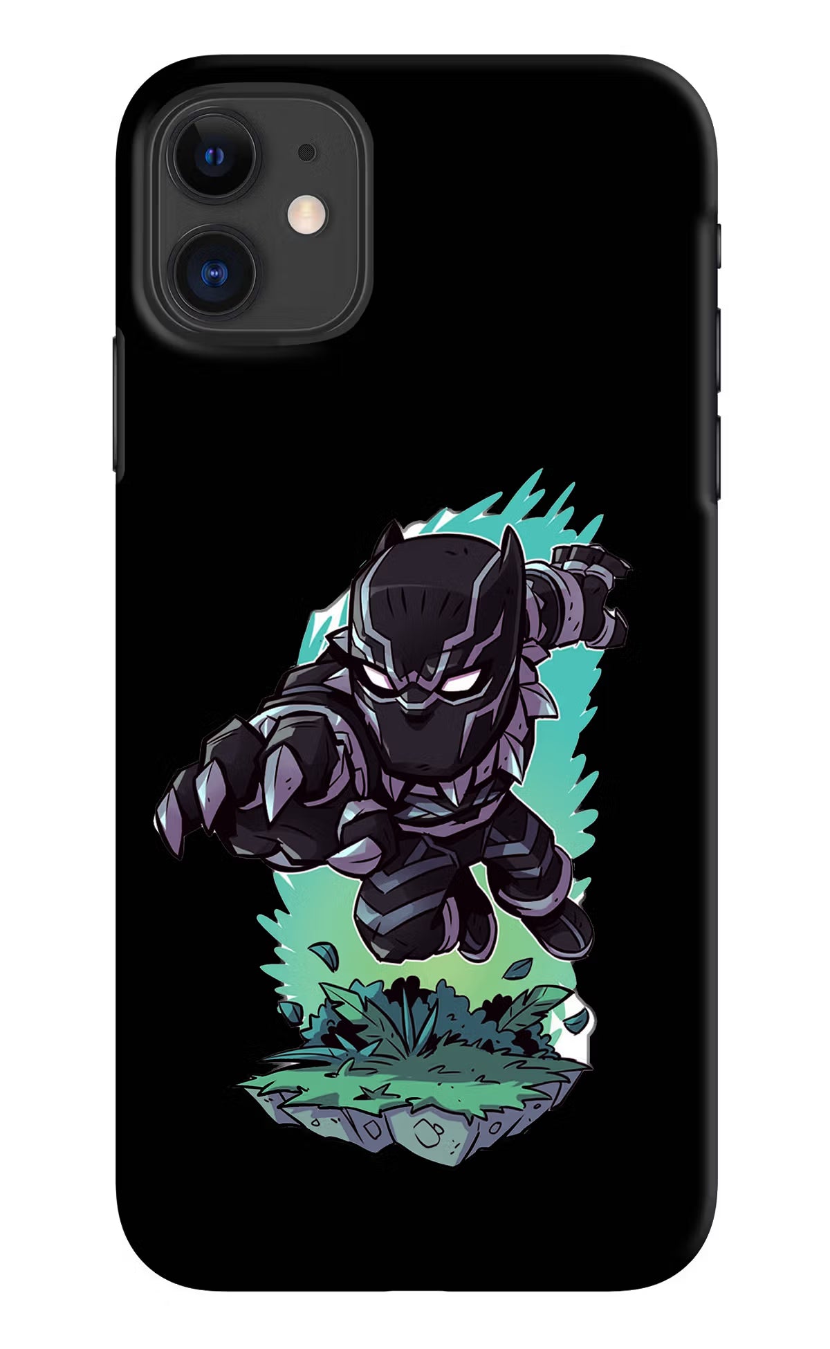 Black Panther iPhone 11 Hard Case Back Cover by Casekaro