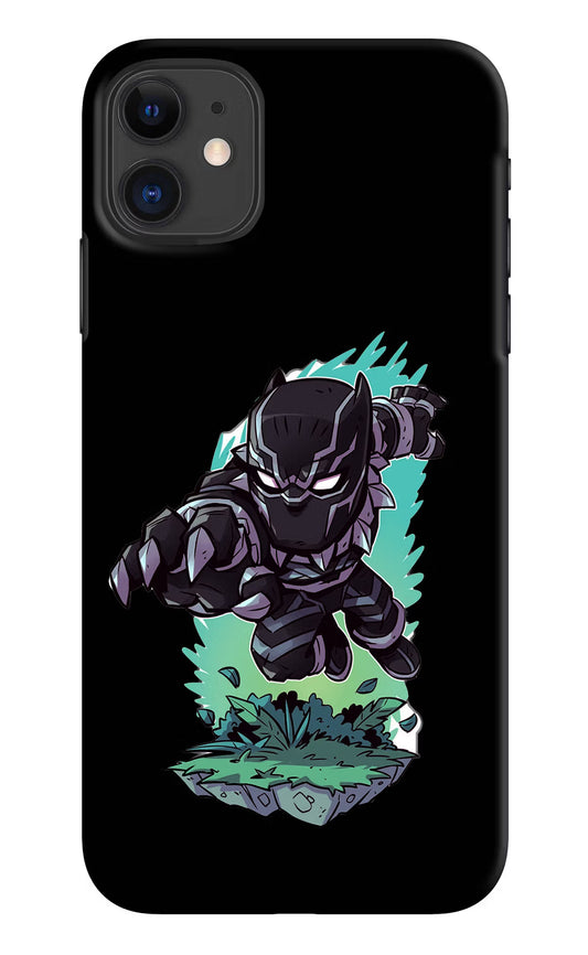 Black Panther iPhone 11 Hard Case Back Cover by Casekaro