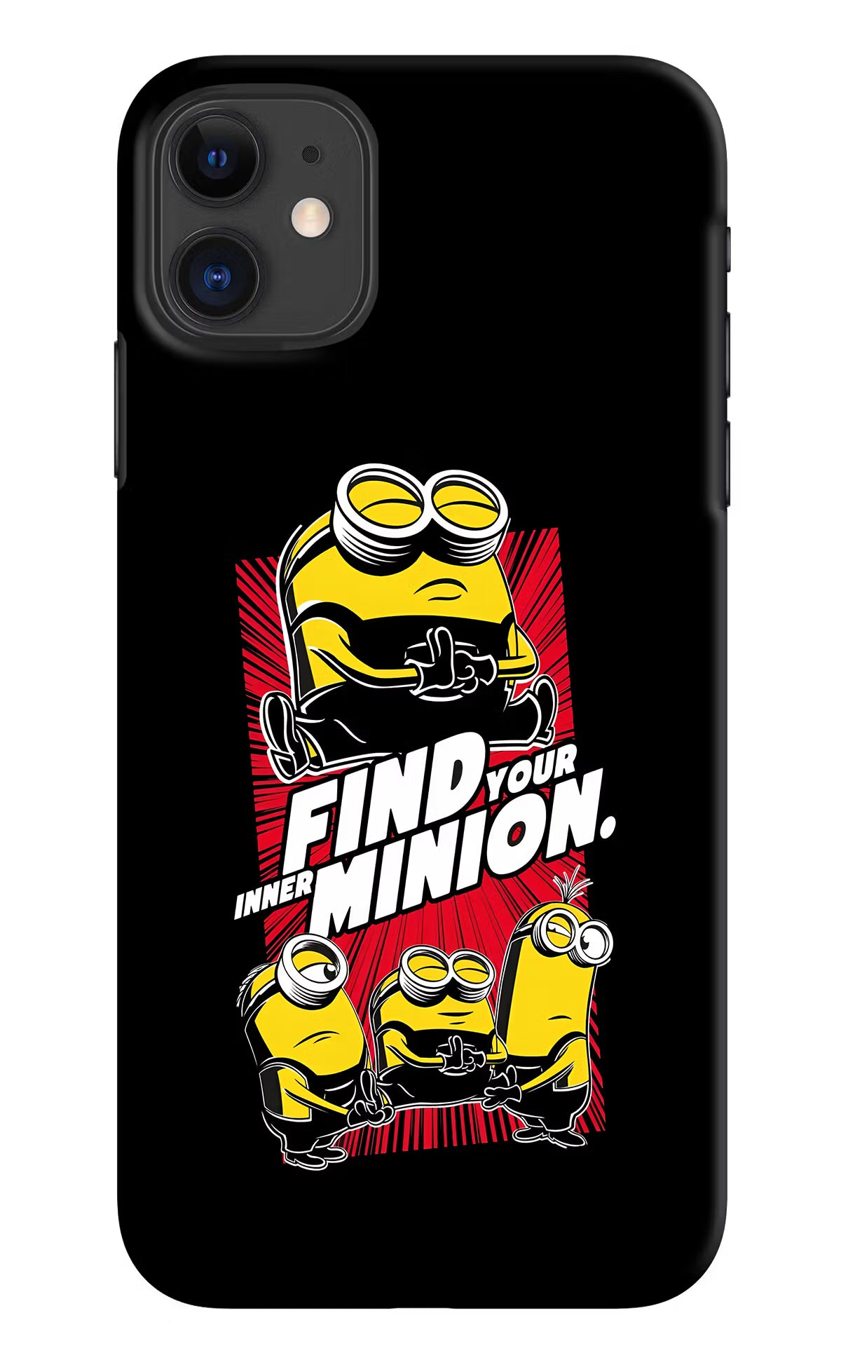 Find your inner Minion iPhone 11 Hard Case Back Cover by Casekaro