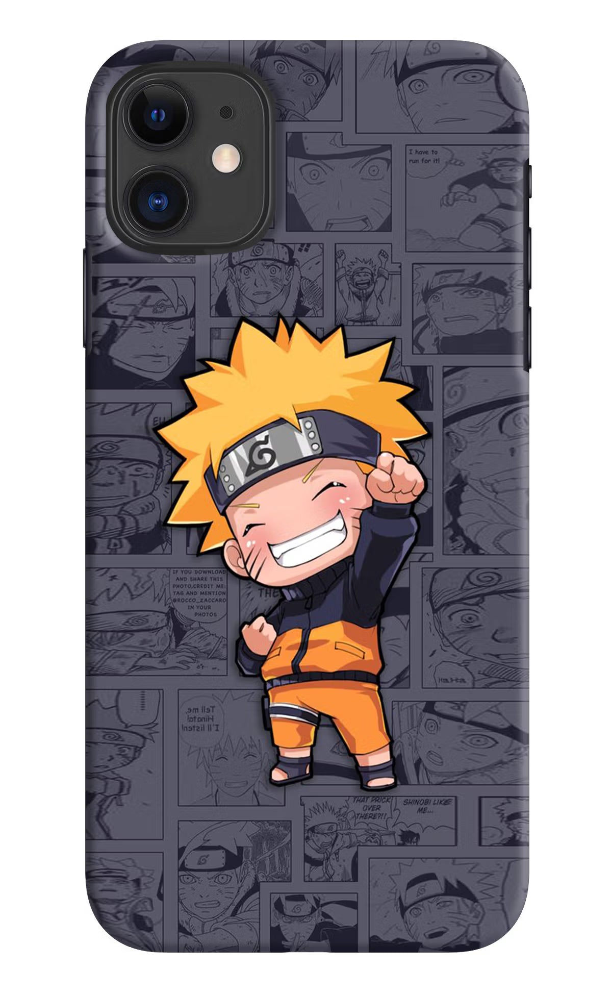 Chota Naruto iPhone 11 Hard Case Back Cover by Casekaro