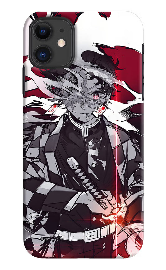 Demon Slayer iPhone 11 Hard Case Back Cover by Casekaro