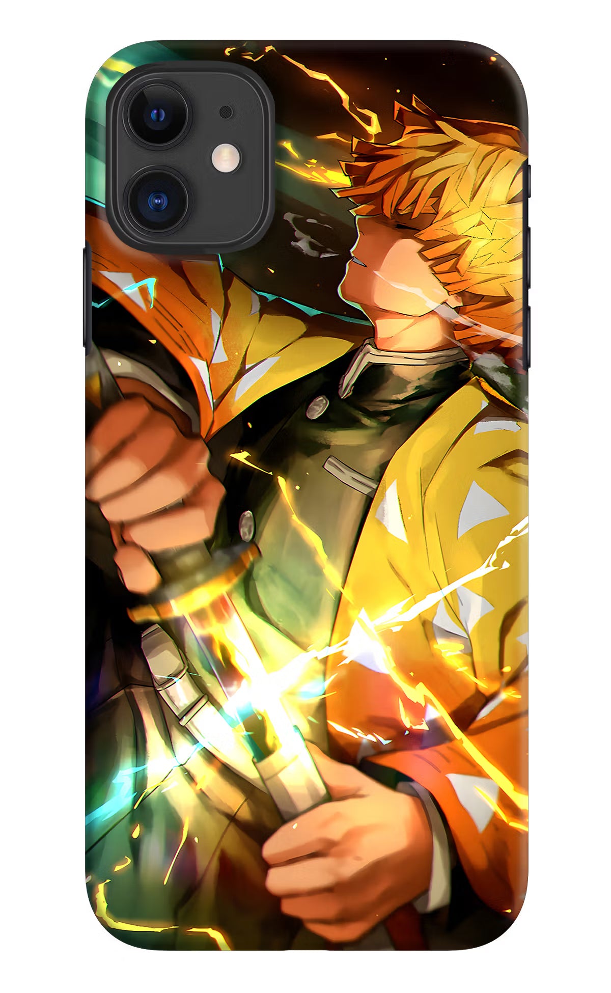 Demon Slayer iPhone 11 Hard Case Back Cover by Casekaro