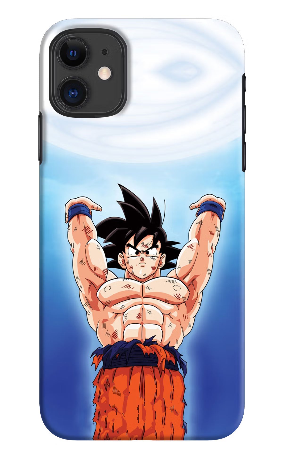 Goku Power iPhone 11 Hard Case Back Cover by Casekaro