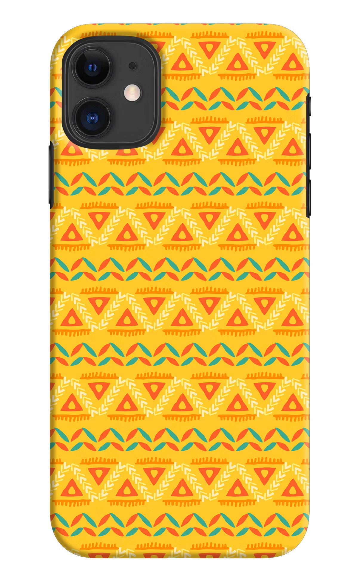 Tribal Pattern iPhone 11 Hard Case Back Cover by Casekaro