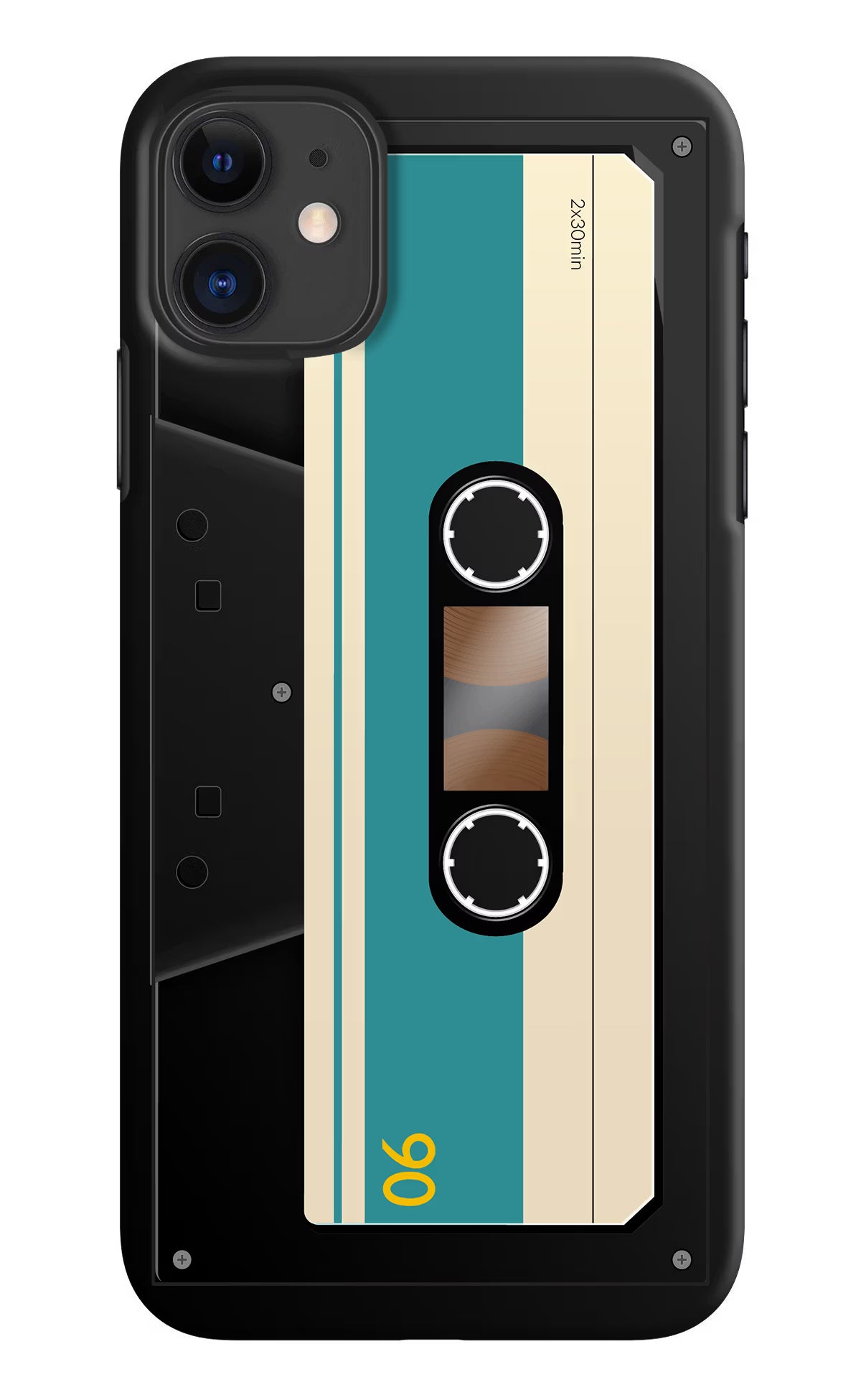 Cassette iPhone 11 Hard Case Back Cover by Casekaro