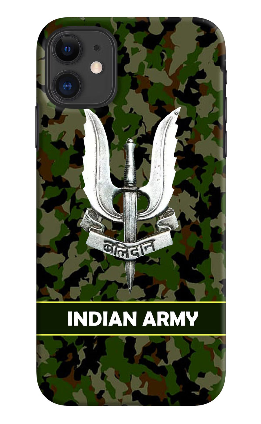 Balidan Indian Logo iPhone 11 Back Cover, Hard case