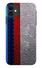 BMW Stripes iPhone 11 Hard Case Back Cover by Casekaro