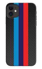 BMW Stripes Pattern iPhone 11 Hard Case Back Cover by Casekaro